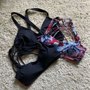 Bundle of 3 Lululemon Sports Bras - USED